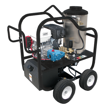 13 HP Honda Electric Start H.O. Hot Water Portable Pressure Washer 66DX CAT Pump
