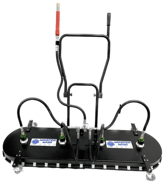 62" WHISPER WASH LI’L HIPPO 3” CASTERS - 4 SPRAY BAR - 14 GPM - SKU: H500
