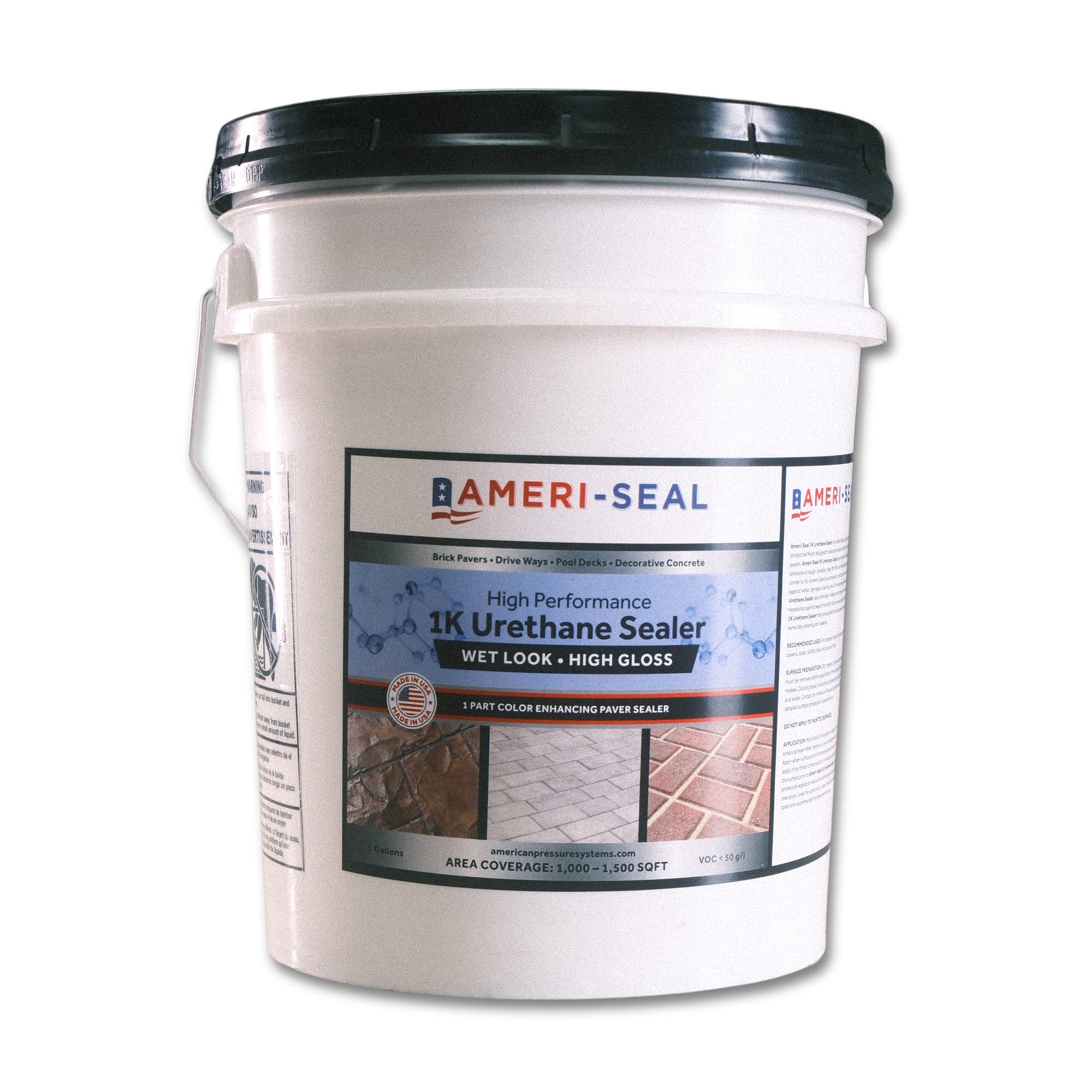 Ameri-Seal 1K Urethane Sealer - Wet Look High Gloss Paver Sealer