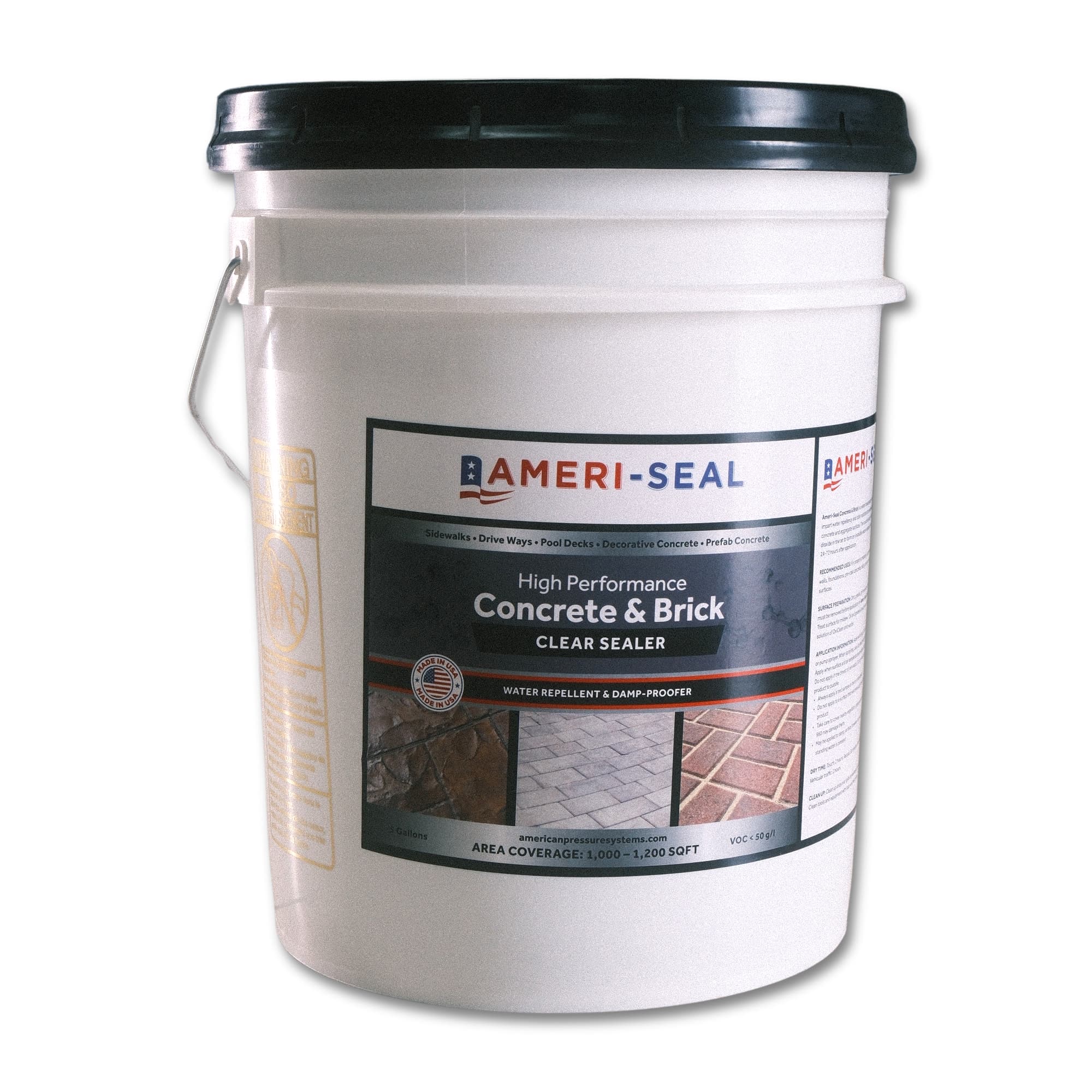 Ameri-Seal High Performance Concrete & Brick Clear Sealer