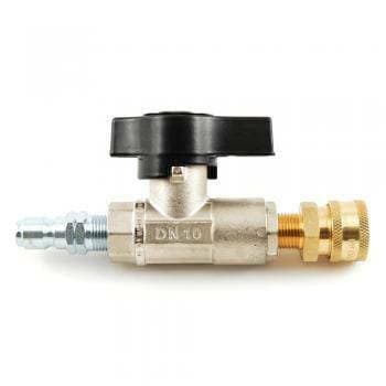 BA-ABV-038-DN10 HD Ball Valve with 3/8 FNPT x 3500 PSI with Quick Couplers