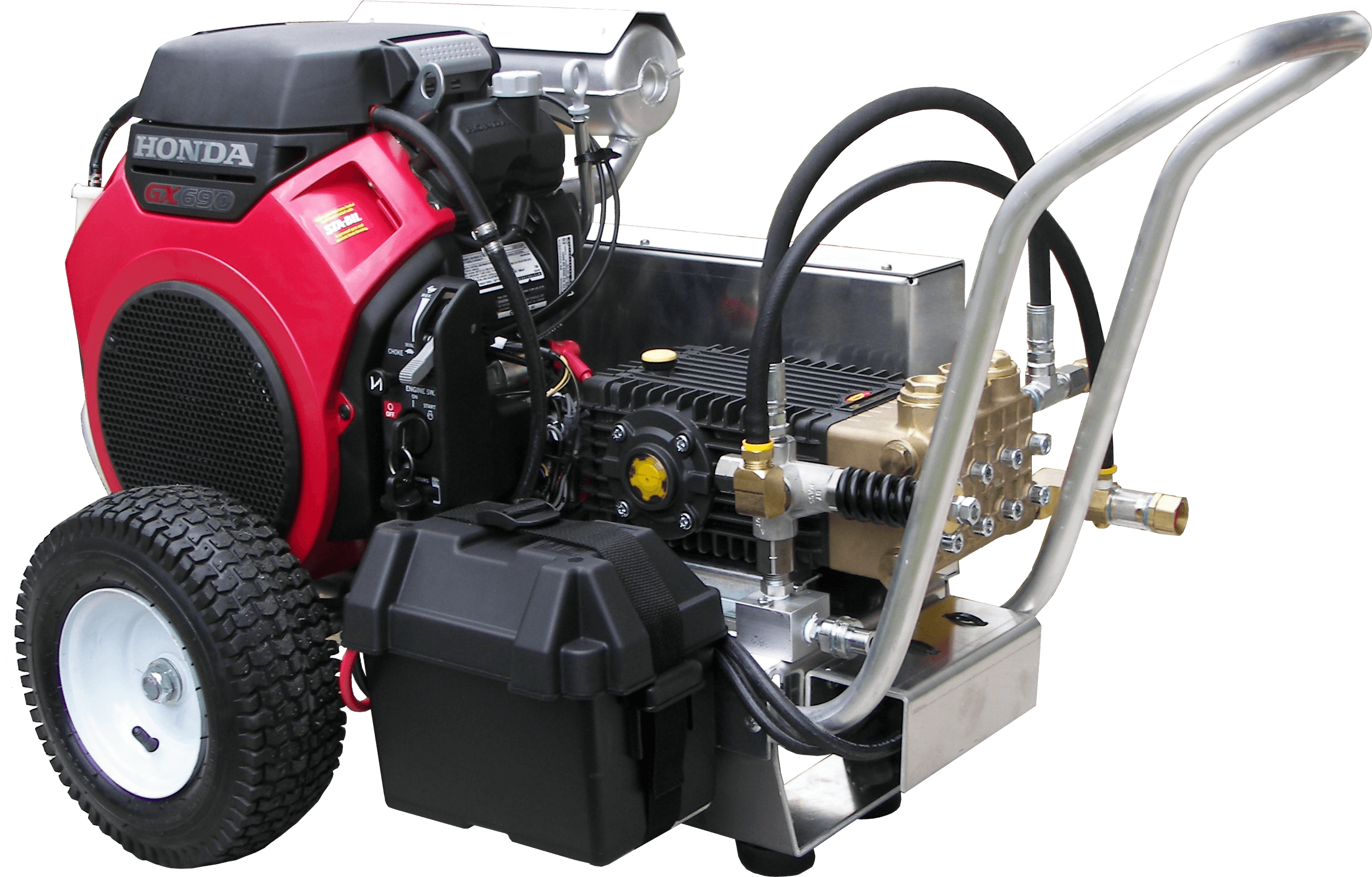 GX 690 Honda Electric Start 4.0 GPM 7000 PSI Heavy Duty Commercial Belt Drive