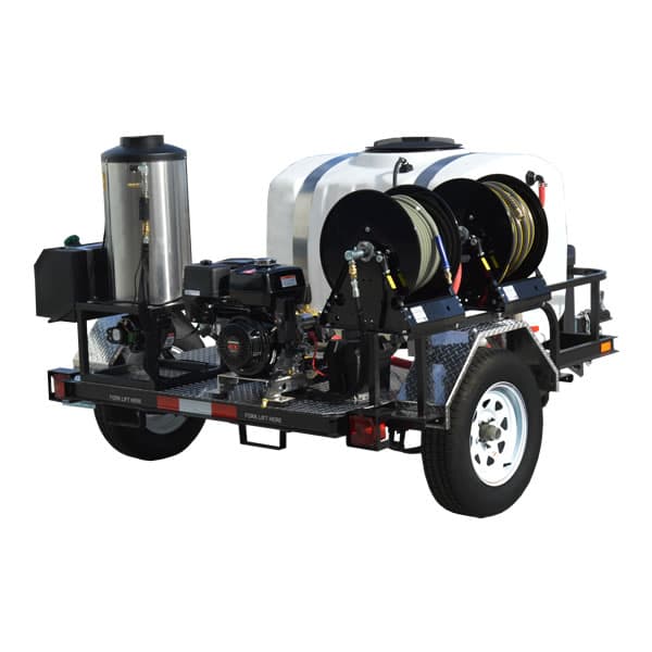 GX390 Electric Start Honda 4 GPM 4000 PSI General Pump Hot Water 200 Gallon