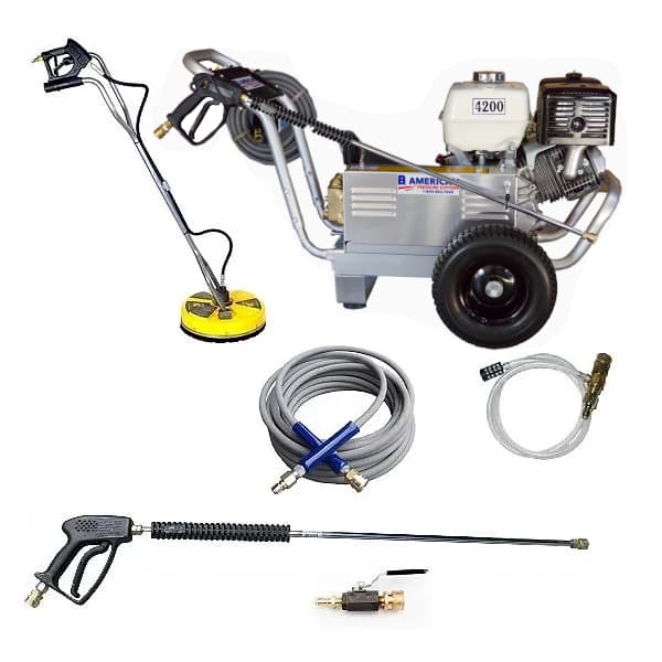 GX390 Honda 4 GPM 4200 PSI Belt Drive Commercial Pressure Washer H.D. AR Pump