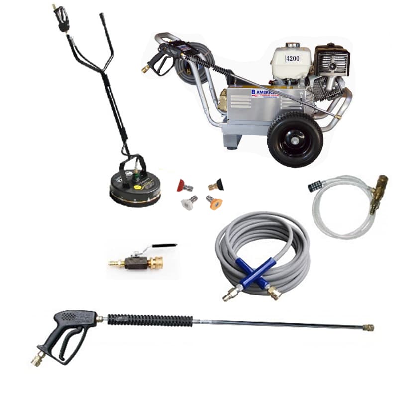 GX390 Honda 4 GPM 4200 PSI Belt Drive Commercial Pressure Washer VIPER Pump