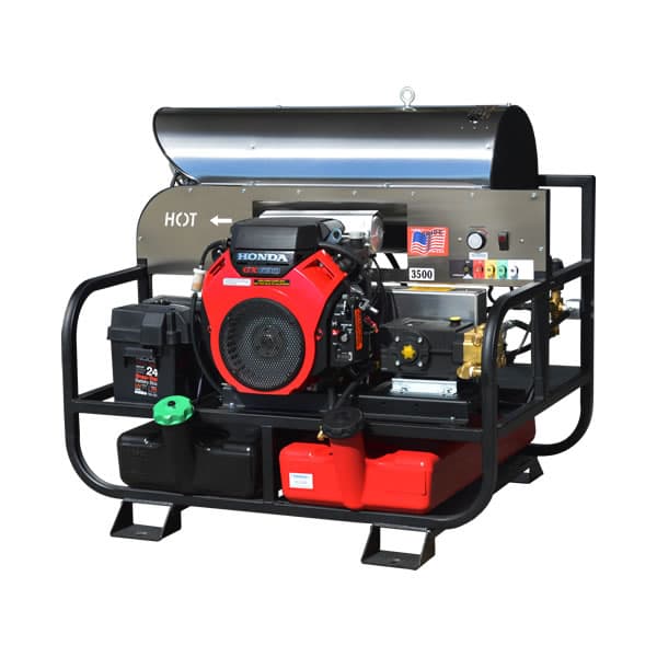 GX630 Honda Electric Start H.O. Hot Water Super-Skid 5.5 GPM 3500 PSI General