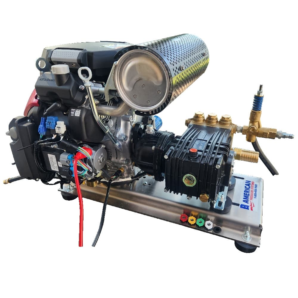 Honda iGX800 W/ EFI - Jetter - 9.0 GPM 4000 PSI HD SS Skid Gear-Drive J/SG9040HU