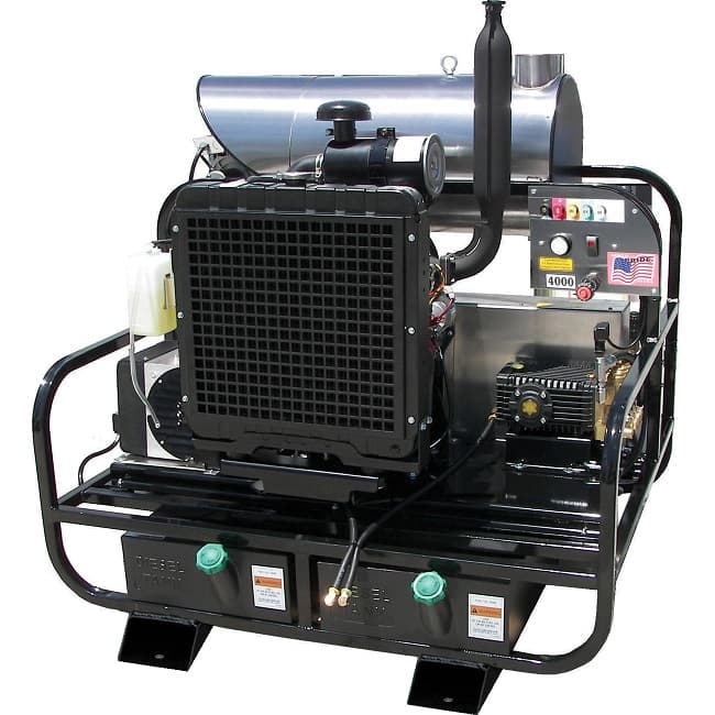 Kohler Diesel Electric Start H.O. Industrial Hot Water SKID 8GPM 4000 PSI